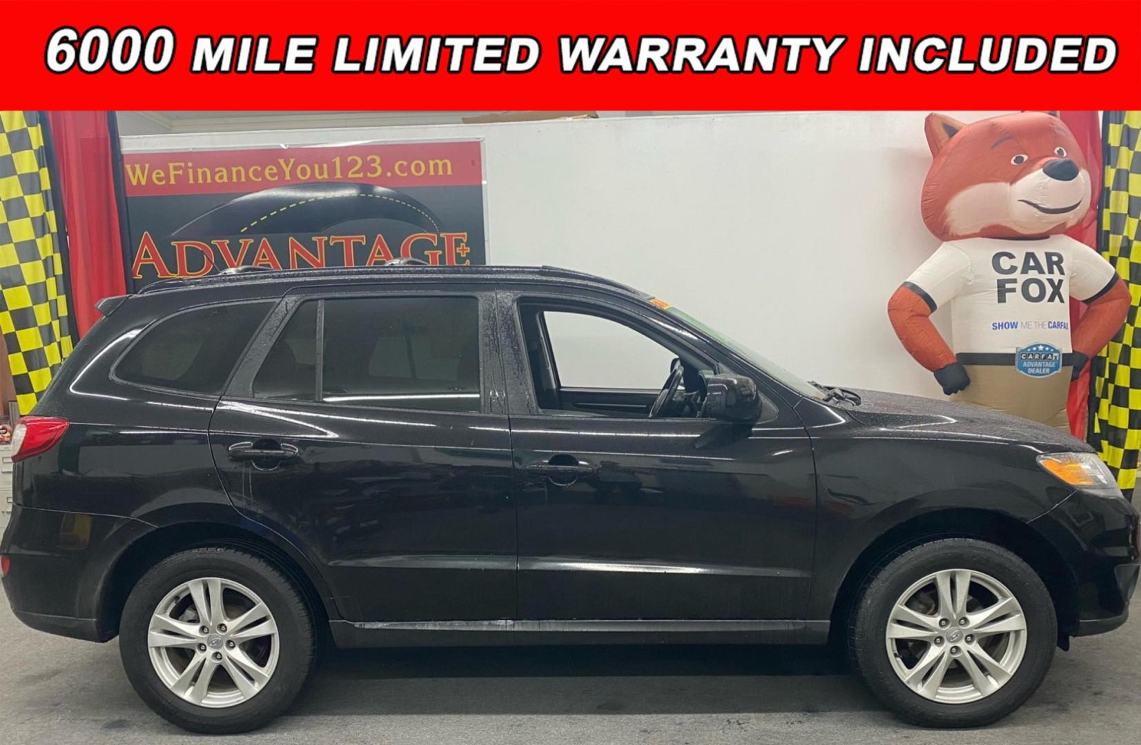 2012 Black /Gray Hyundai Santa Fe (5XYZHDAG6CG) , located at 533 S West End Blvd., Quakertown, PA, 18951, (877) 257-4995, 40.343994, -75.303604 - Photo#0